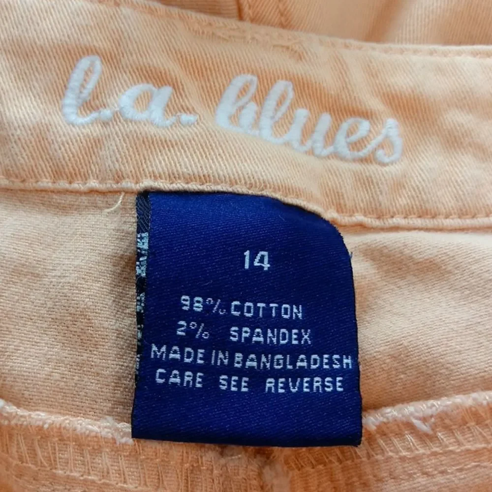 (3/$22) L.a. blues sherbet Four pocket crop pants